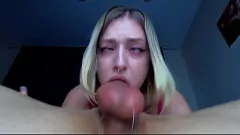 play Gorge profonde belle-soeur Throatpie : pipe brutale et énorme éjaculation